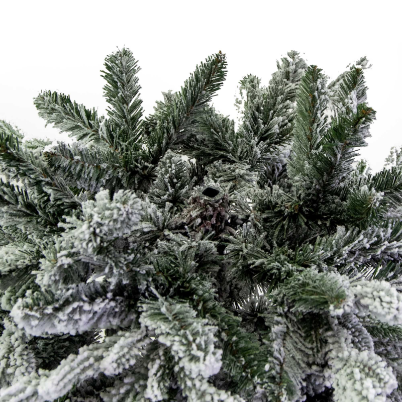 Albero Grinch slim innevato verde 1844 rami cm ø110h180