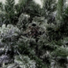 Albero Grinch slim innevato verde 2450 rami cm ø115h210