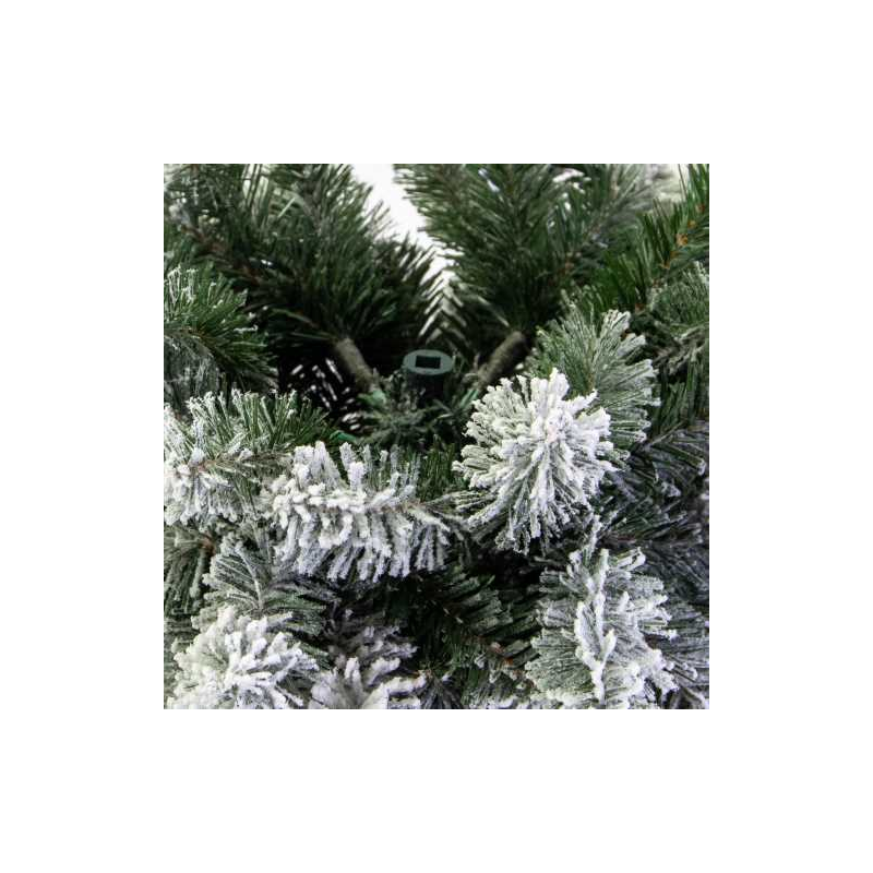 Albero monte Vettore slim innevato verde 972 rami cm ø79h210