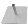 Base Ombrellone Arny Metallo Bianco Quadro Cm 45x45h24
