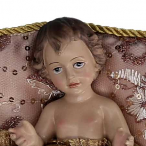 Zoom Nativita' tessuto su cuscino rosa cmh19