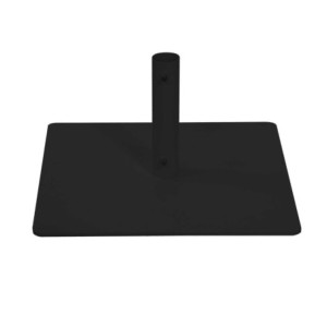 Zoom Base Ombrellone Arny Metallo Nero Quadro Cm 45x45h24
