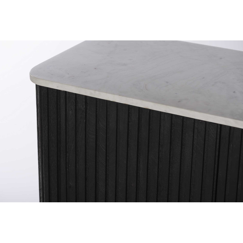 Mobile Legno Bengala Nero Top Marmo Cm 120x38h85