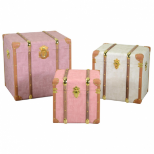 Baule ecopelle 1-3 quadro cm50x40h50