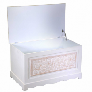 Zoom Mobile legno cassapanca andorra cm 80x45h45