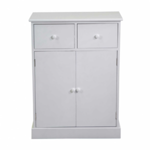 Zoom Mobiletto Eleonora bianco 2 ante + 2 cassetti cm 60x30h80