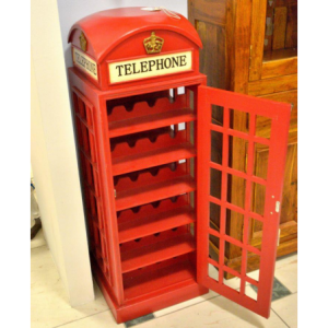 Zoom Mobile cantinetta cabina telefonica inglese cm44x44h120
