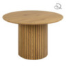 Tavolo Legno Vico Naturale Tondo Cm ø120h75