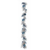 Festone plastica sfere argento e blu 125 cm decorazione casa