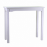 Tavolo esposizione legno nantes bianco rettangolare cm114x46h120
