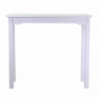 Tavolo esposizione legno nantes bianco rettangolare cm114x46h120