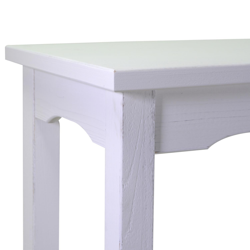 Tavolo esposizione legno nantes bianco quadro cm50x50h70