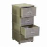 Mobiletto cassettiera 4 cassetti crema cm43x36,8h89,4