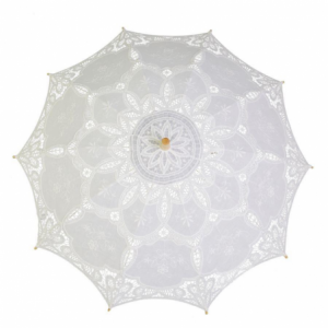 Zoom Ombrello pizzo bianco cmÃ¸85x67