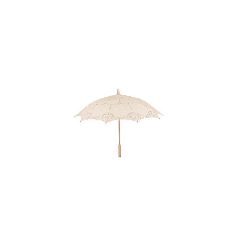 Ombrello pizzo crema cmÃ¸85x67