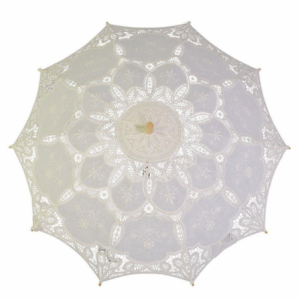Zoom Ombrello pizzo crema cmÃ¸85x67