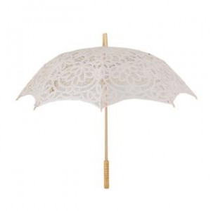 Ombrello pizzo traforato crema cmÃ¸80x66