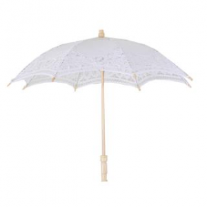 Ombrello pizzo bianco cmÃ¸60x44