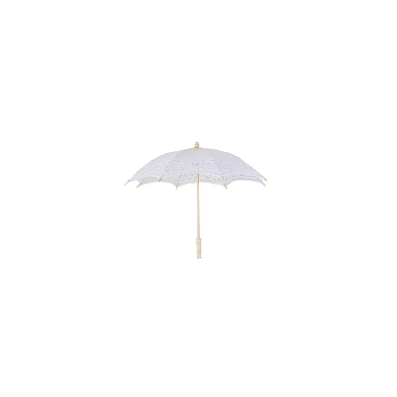 Ombrello pizzo bianco cmÃ¸60x44