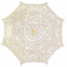 Ombrello pizzo traforato crema cmÃ¸60x4h44