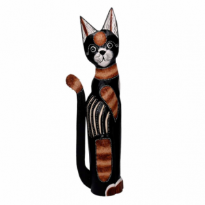 Zoom Gatto legno 1-3 nero cm h60/80/100