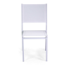 Set Tavolo alluminio + 6 Sedie alluminio sullivan bianco con textilene bianco cm 55x46h43/88
