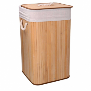 Cestone bambu' naturale cm35x35h60