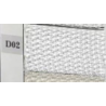 Cestone poliestere 1-3 bianco foderato rettangolare cm40x30h55