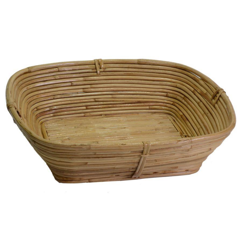 Cesta giunco naturale rettangolare cm35xh9x31