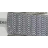 Cassetto poliestere 1-7 grigio c/manicimetallo cm38x28h21