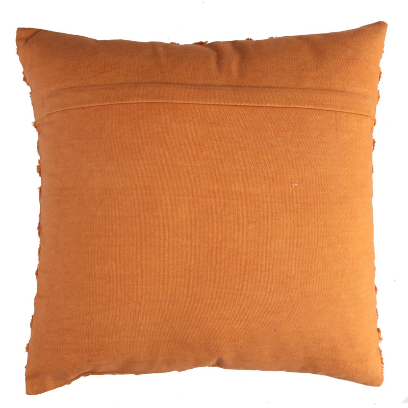 Cuscino tessuto arancione cm40x40h12