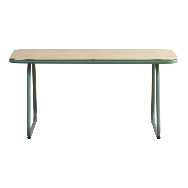 Salotto Tinos Ferro Verde Cuscino Ecru Moia
