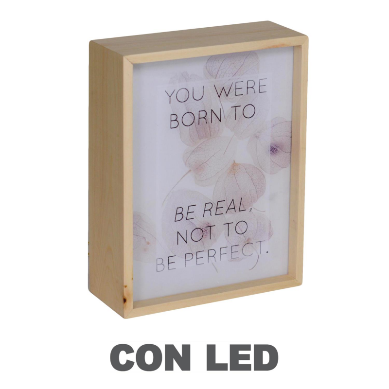 Lampada led scritte cm20x8h26