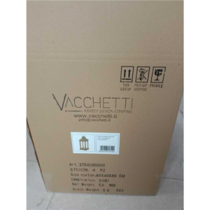 Zoom Lanterna legno marrone scuro rettangolare cm 19x19h42,5