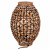 Lampada rattan naturale con attacco cm ø31h44,5