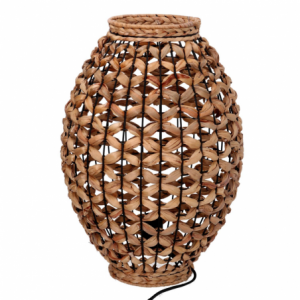 Zoom Lampada rattan naturale con attacco cm ø25h35,5
