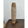 Lampada rattan naturale da terra con attacco cm ø31h119,5
