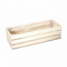Cassetto legno naturale con nylon cm32x16h12