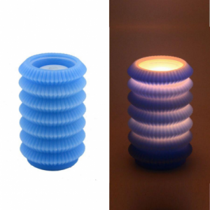 Zoom Candela led lanterna blu fontana cmÃ¸13,5h20