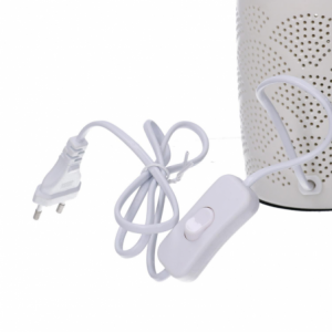 Zoom Bruciaessenze ceramica gufo con spina cm ø9,5h13,5