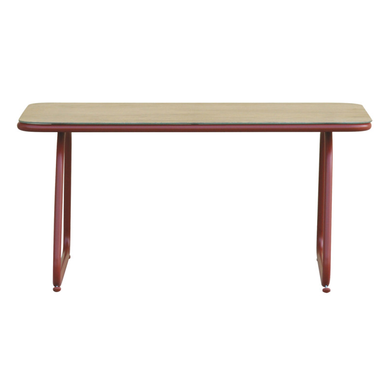 Salotto Tinos Ferro Rosso Cuscino Ecru Moia