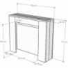 Consolle allungabile 90x25/211 cm Kiba