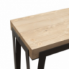 Consolle allungabile 90x40/290 cm Rio telaio Antracite