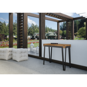Zoom Consolle allungabile 90x40/290 cm Rio Premium telaio Antracite