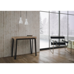 Consolle allungabile 90x40/300 cm Rio Premium telaio Ruggine