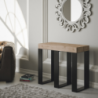 Consolle allungabile 90x40/196 cm Sintesi Small Premium telaio Antracite