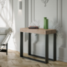 Consolle allungabile 90x40/300 cm Elettra Premium telaio Antracite