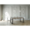 Consolle allungabile 90x40/300 cm Elettra Premium telaio Antracite