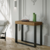 Consolle allungabile 90x40/290 cm Elettra Premium telaio Antracite