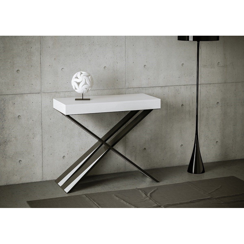 Consolle allungabile 90x40/196 cm Diago Small telaio Antracite